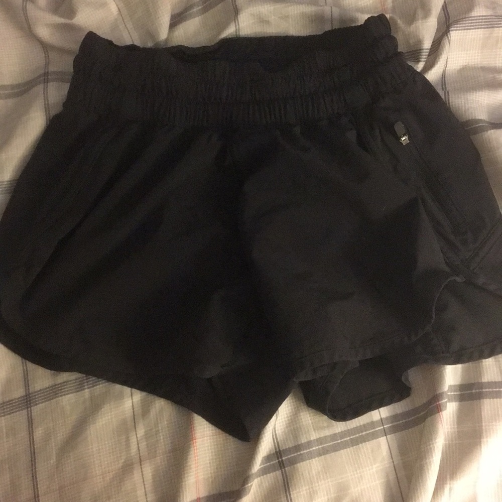 Black lululemon tracker shorts